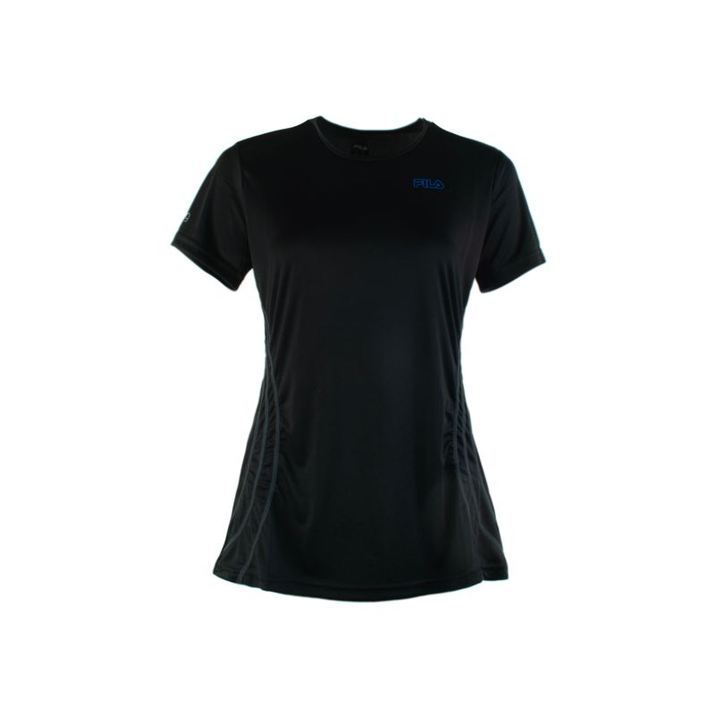 Camiseta Tee Mujer Fila Ftm52 Ts021 Neg Tienda Deportiva People Plays Skechers Adidas Nike y Fila