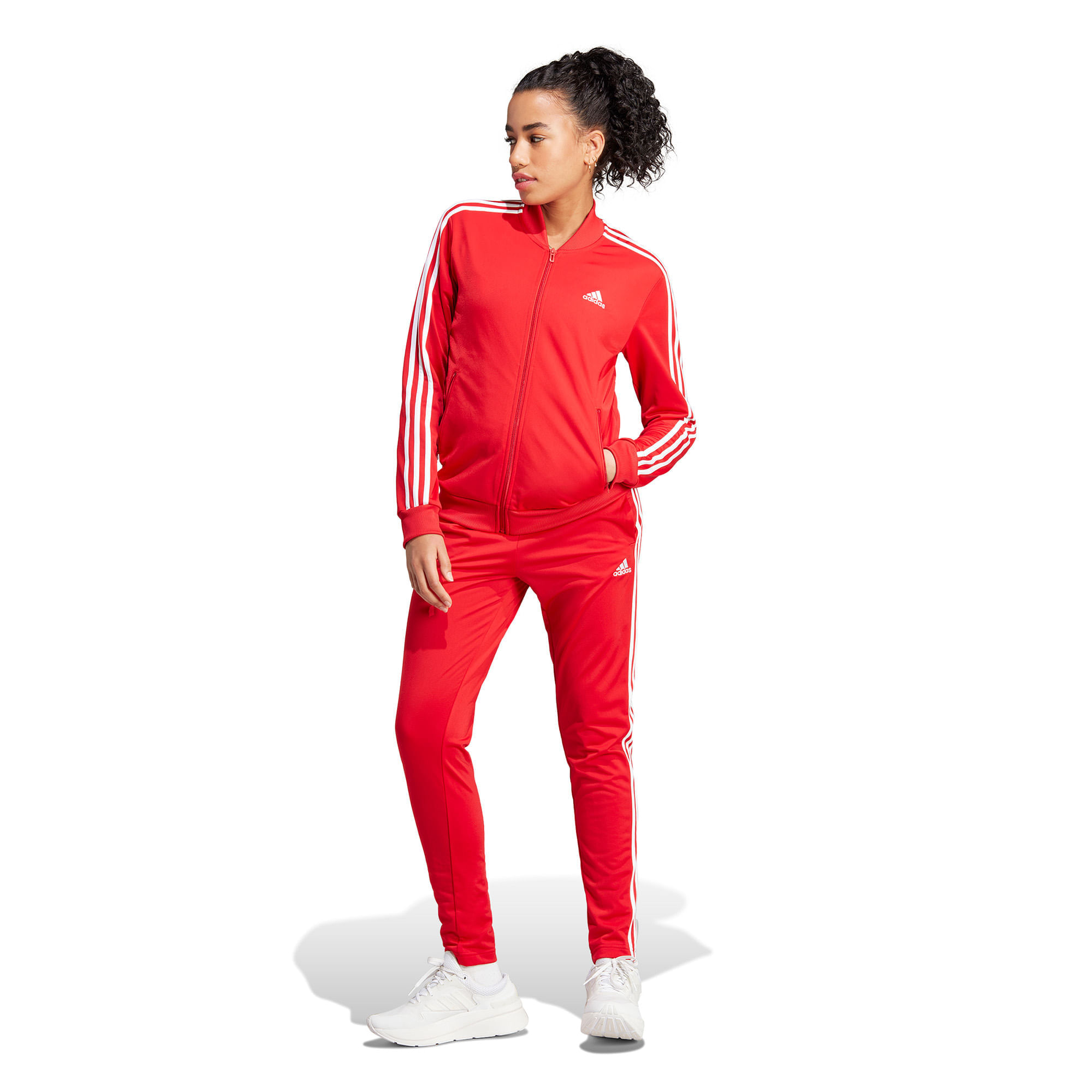 Pantalon adidas mujer rojo online